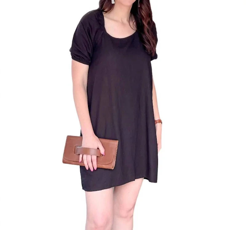 Women's Vacation Outfit Falakka Dress In Black