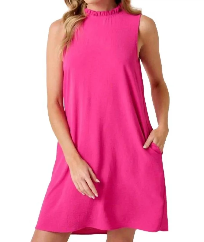 Women's Resort Garments Chrissy Dress In Hot Pink