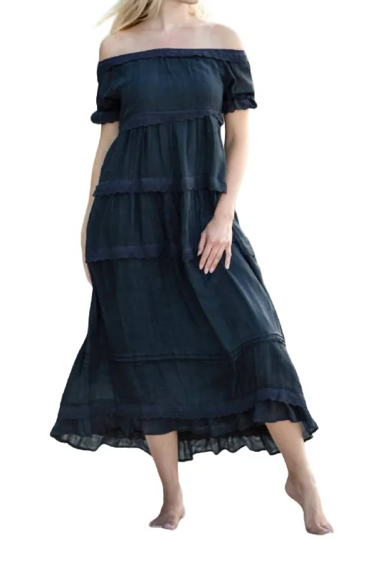 Women's Relaxed Outfit Sarita Dress In Black