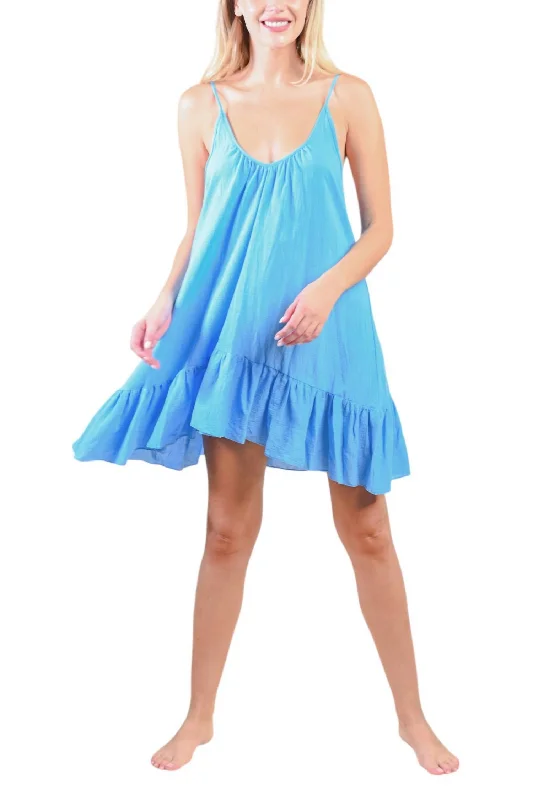Easygoing Women's Style Bella Dress In Capri Blue