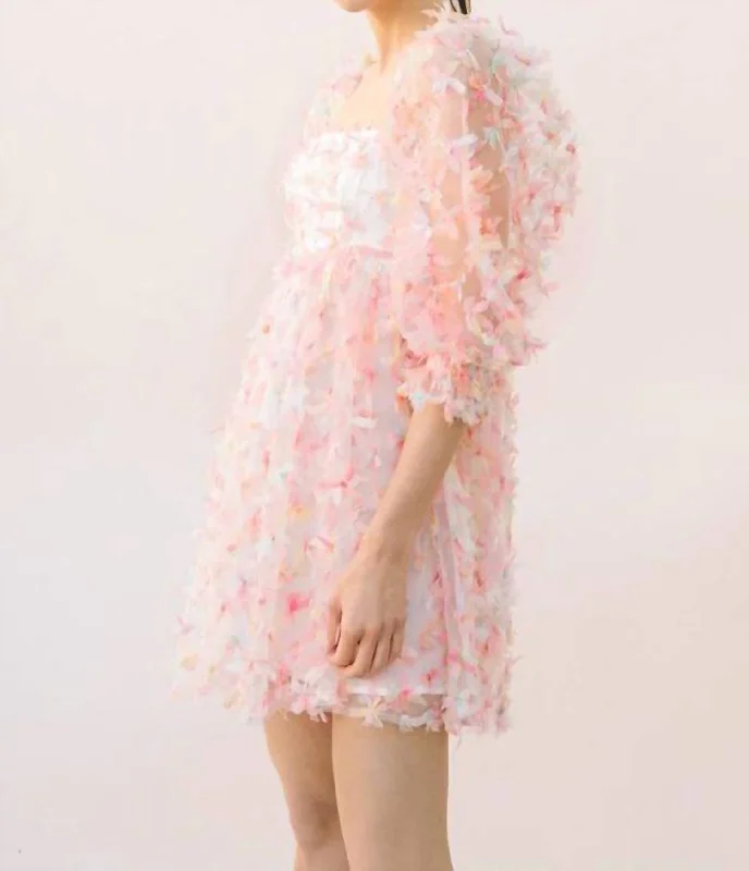 Women's Urban Clothing Precious Ribbon Dress In Multi-Colored