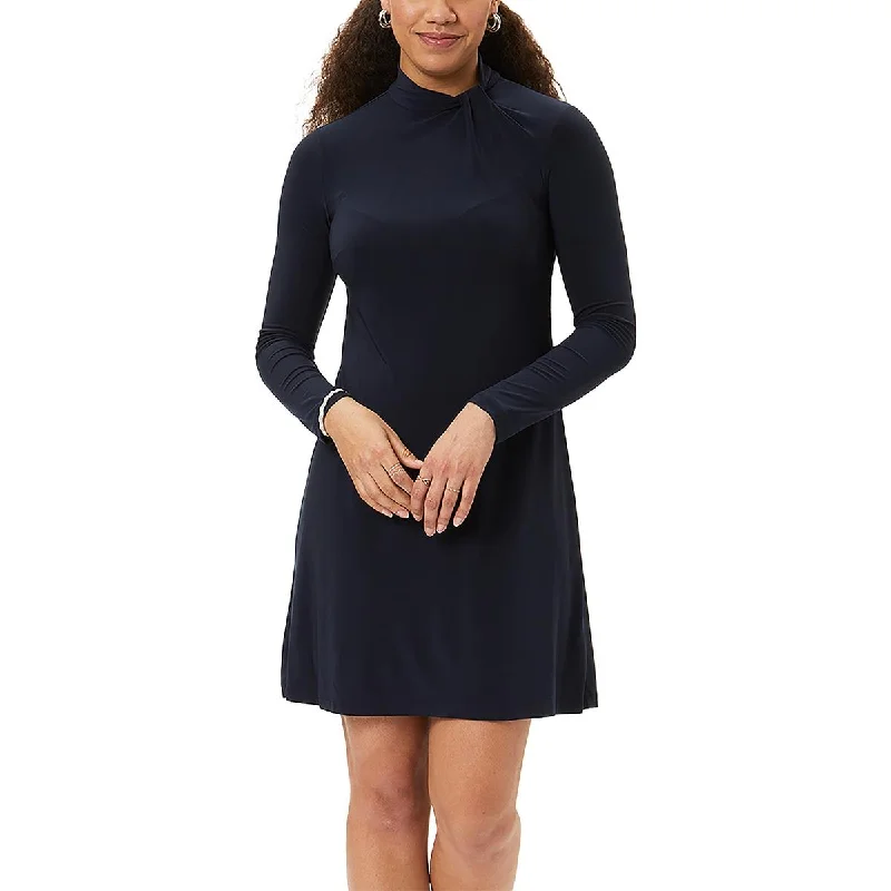 Clothing Woman Womens Fit & Flare Mini Wear To Work Dress