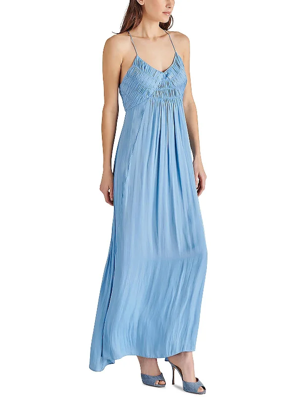 Sale On Sale Brianna Womens Side Slit Long Slip Dress