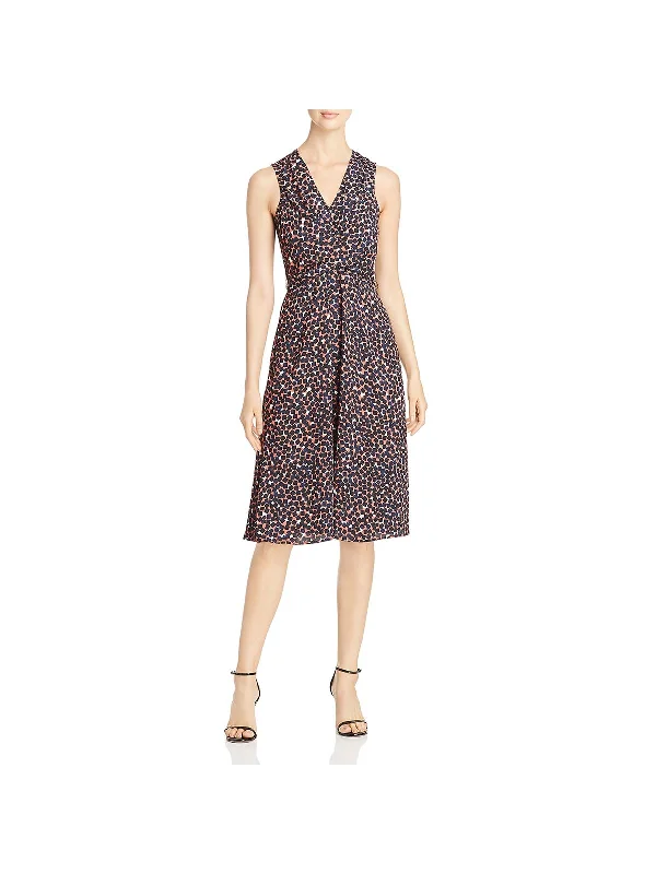 Online Boutiques Clothing Womens V Neck Belited Cocktail Dress