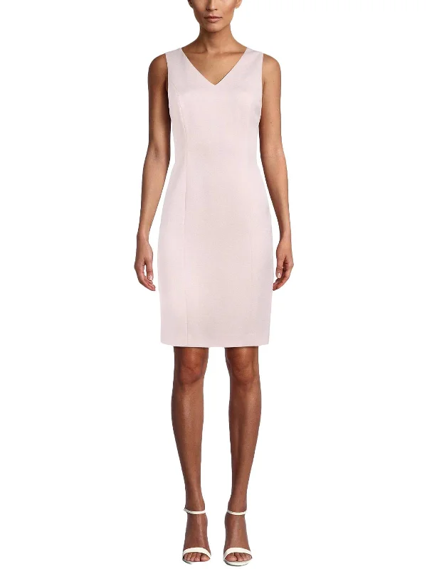 Women's Online Clothing Boutique Womens V-Neck Suit Separate Sheath Dress