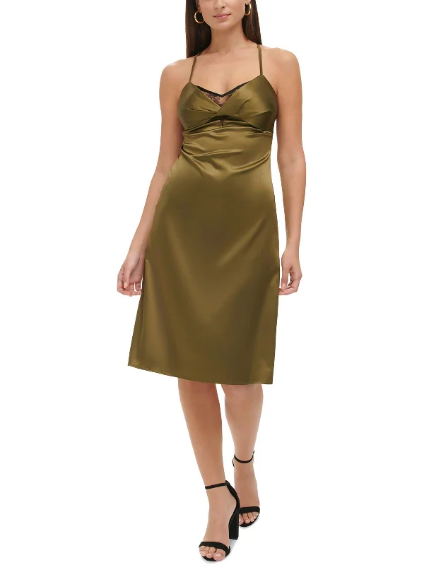 Women's Clothes And Garments Womens Lined Date Night Slip Dress