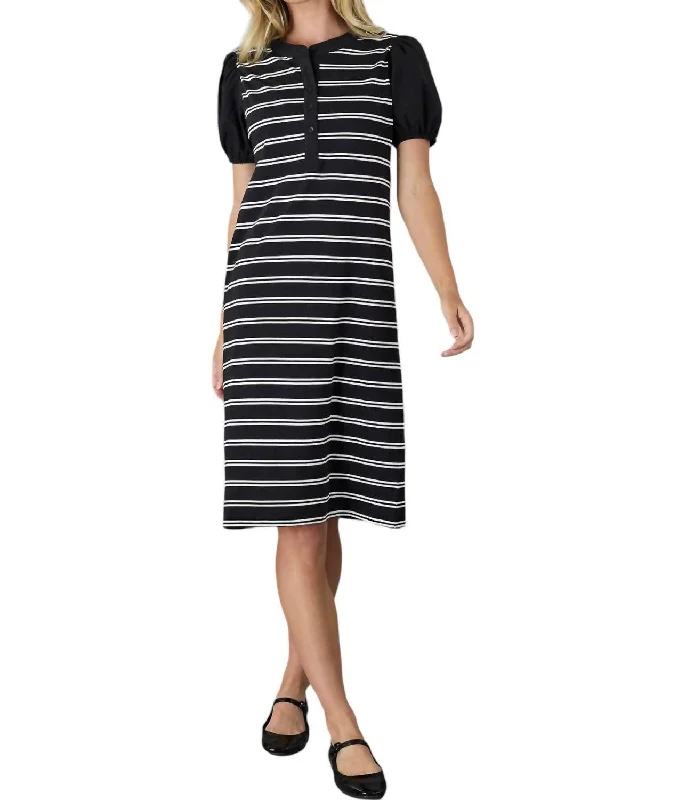 Elegant Fashion Beauty Cute Combo Dress In Black