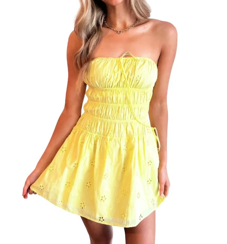 Women's Clothing Juliette Dress In Yellow