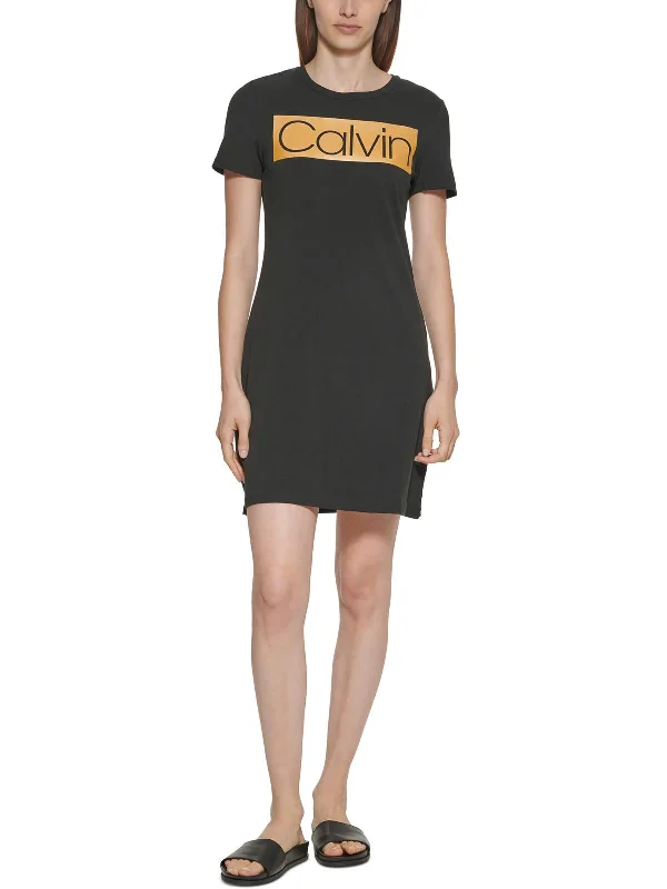 Women's Trendy Casual Clothes Womens T-shirt Logo Athletic Dress