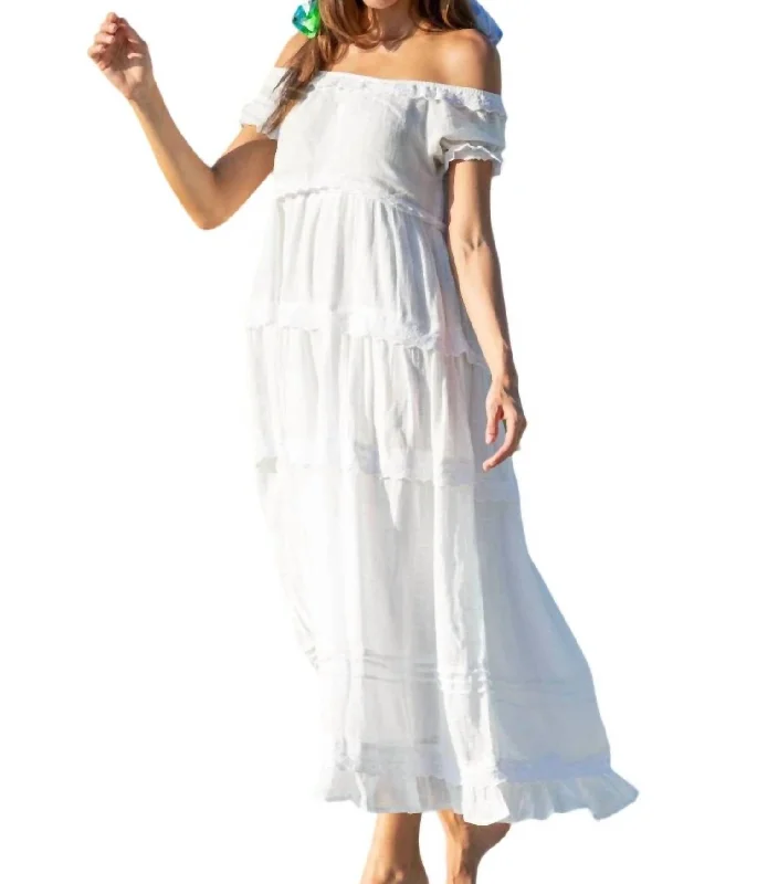 Women's Clothing Sets Sarita Dress In White