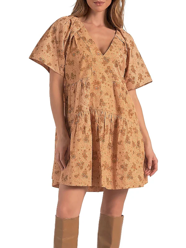 Luxury Women's Clothing Womens Cotton Short Tunic Dress