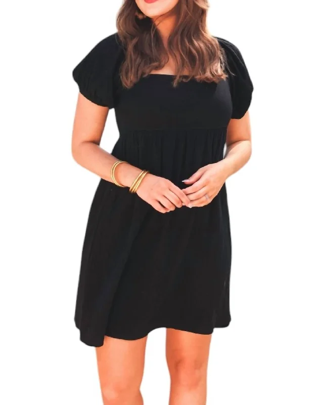 Casual Outfit For Women Craving Summer Dress In Black
