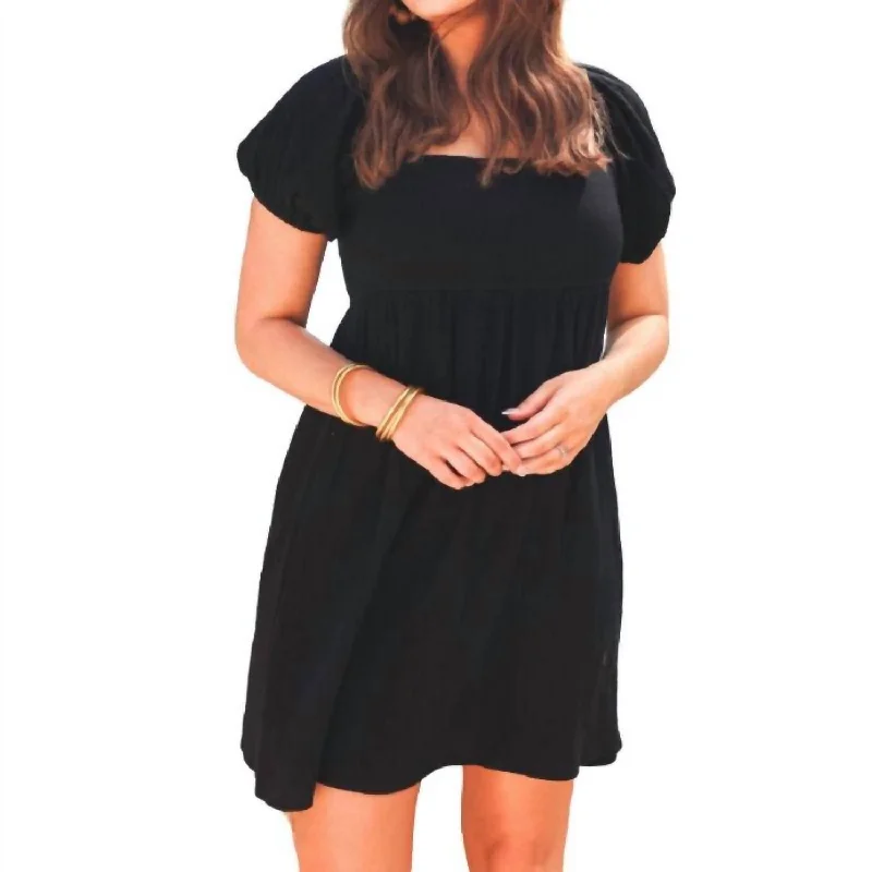 Affordable Online Boutique Craving Summer Gauze Dress In Black