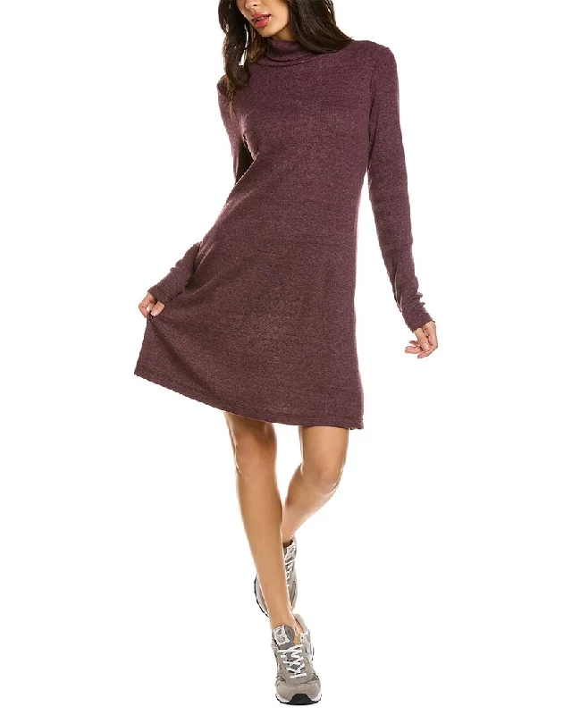 Women's Weekend Outfit Michael Stars Jules Slouch Turtleneck Dress