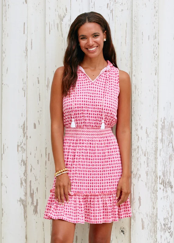 Women's Clothing For Casual Outings Coral Gables Smocked Waist Dress