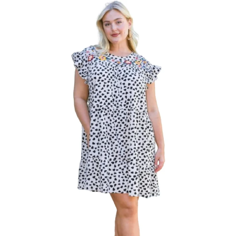 Women's Casual Outfit Dizzy Printed Tiered Babydoll Dress