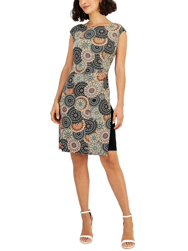 Women's Trendy Outfits Petites Womens Stretch Sheath Dress