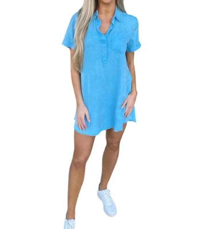 Online Boutiques Best Day By Day Dress In Aqua