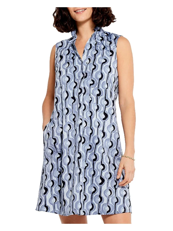 Effortless Chic for Women Womens Printed Cotton Sheath Dress