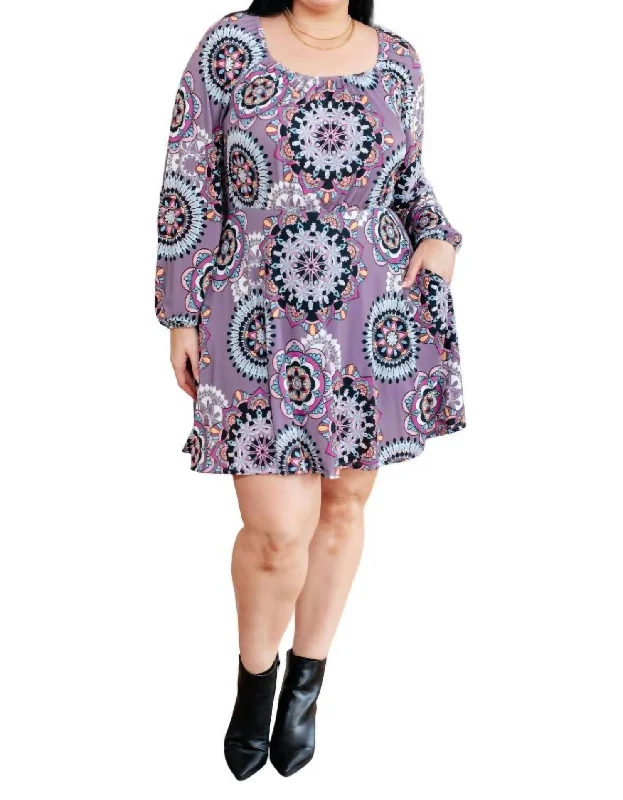 Evening Looks Your Best Idea Skort Dress In Purple