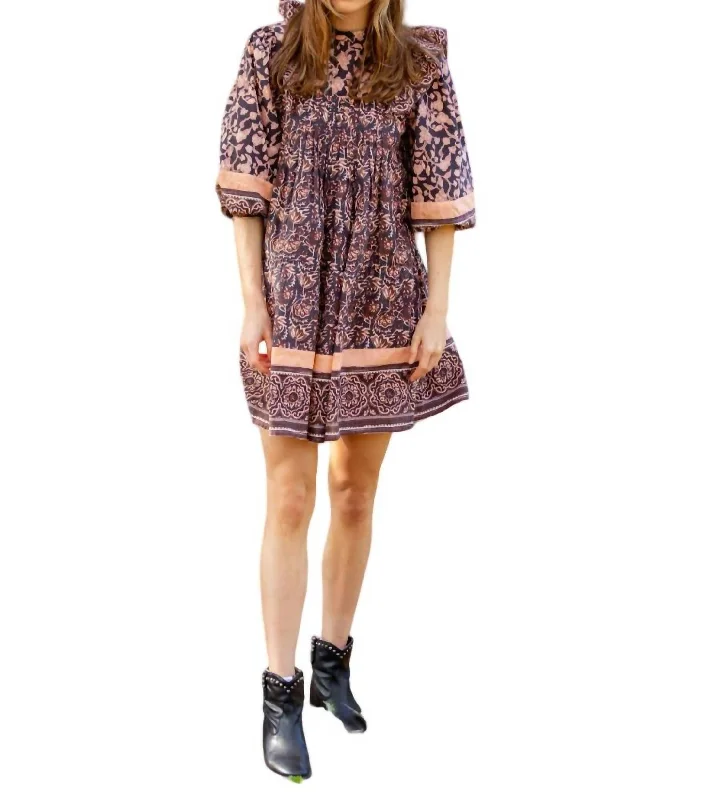Comfortable Lounge Clothing Ava Dress In Black