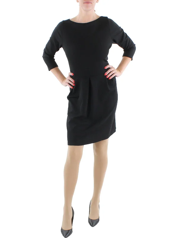 Flash Sale Clothing Womens Pleated Mini Fit & Flare Dress