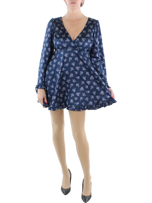 Comfortable Outfit For Women Womens Cocktail Mini Fit & Flare Dress