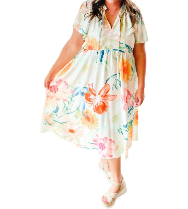 Comfortable Women's Clothing More Than Anything Dress In White