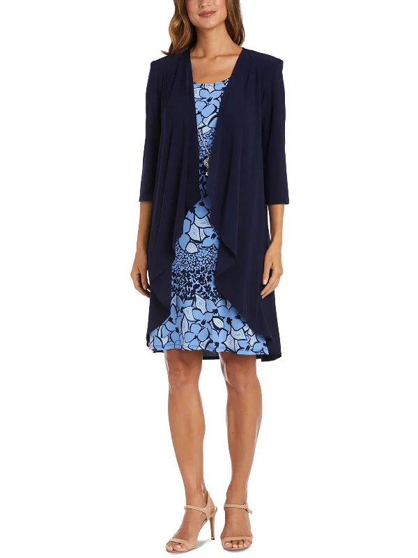 Women's Clothing for Every Season and Trend Womens Textured Work Wear Two Piece Dress