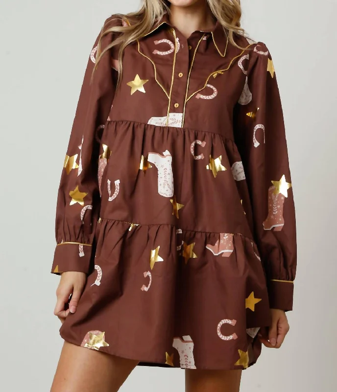 Women's Clothes For The Office Boots And Shoes Dress In Brown