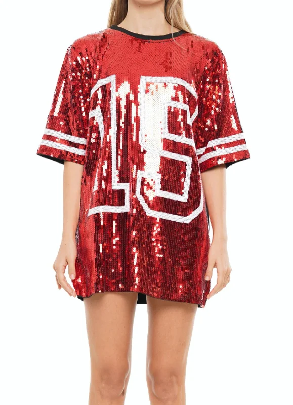 Chic Women's Outfit Ideas Number 15 Jersey Dress In Red
