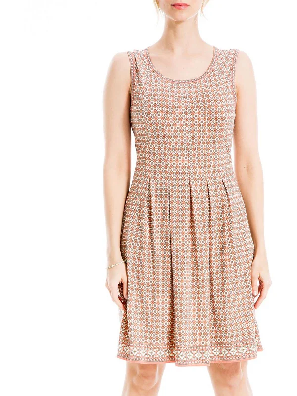 Clothing For Women Womens Pleated Fit & Flare Dress