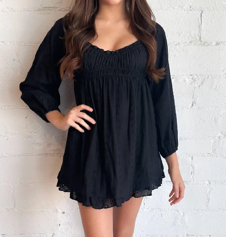Women's Plus-Size Garments Zoe Dress In Black