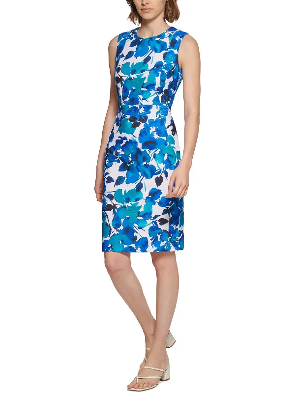 Timeless Women's Clothing Womens Business Short Sheath Dress