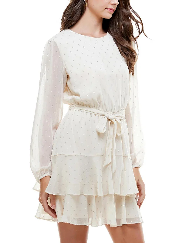 Boho Chic Fashion Juniors Womens Party Mini Fit & Flare Dress