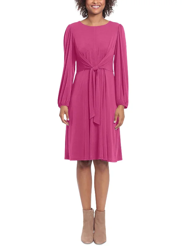 Casual Fashion Trends for Women Womens Solid Polyester Fit & Flare Dress