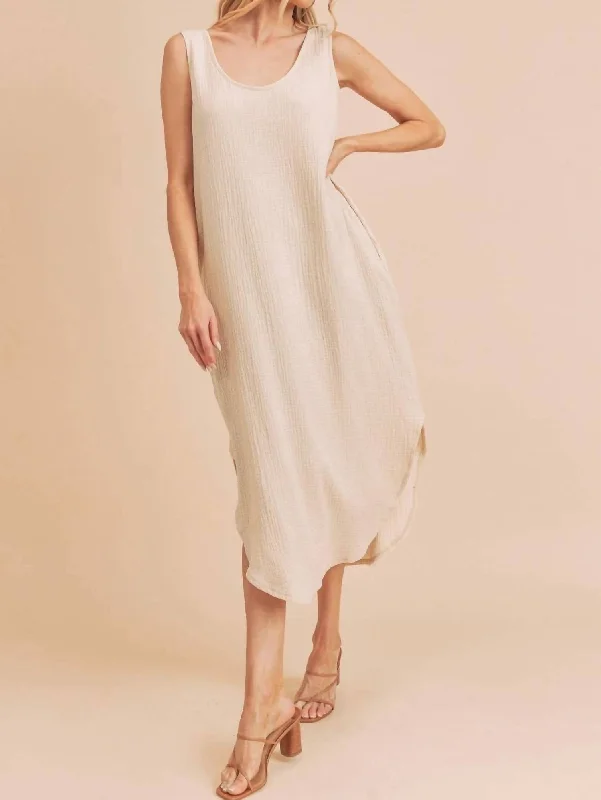 Online Shopping Boutiques Daisy Dress In Oat