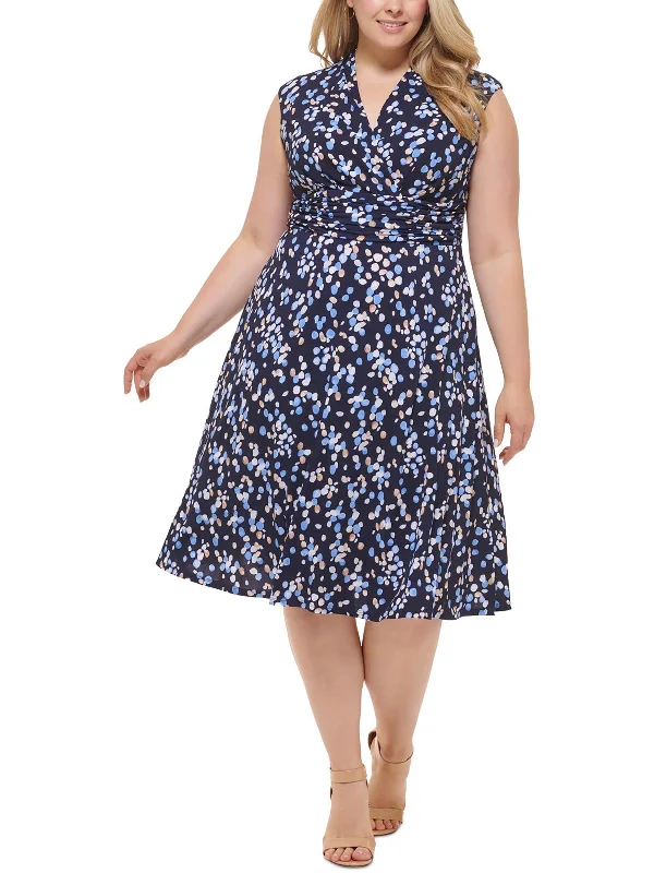 Trendy Women's Outfits for Casual Wear Plus Womens Jersey Fit & Flare Dress