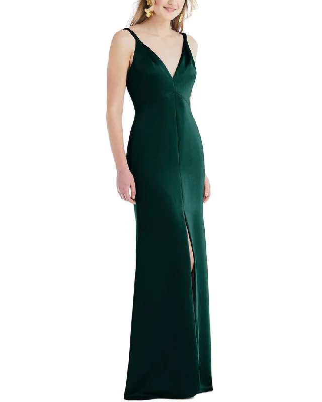 Timeless Women's Fashion Styles Lovely Twist Strap Maxi Slip Dress