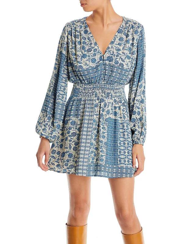 Fashion-forward Women's Wear Womens Metallic Short Fit & Flare Dress