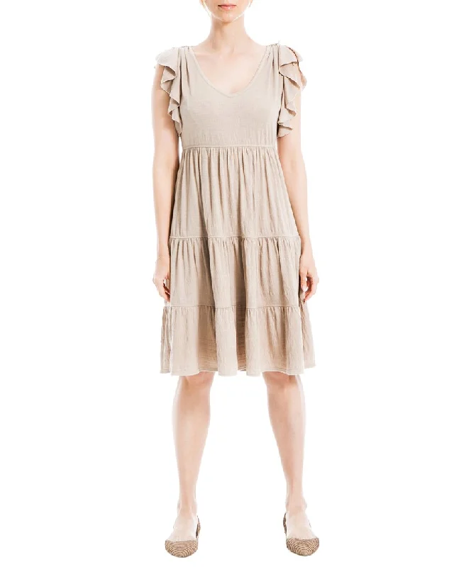 Exclusive Women's Fashion Collection Max Studio Jersey Ruffle Tiered Short Dress