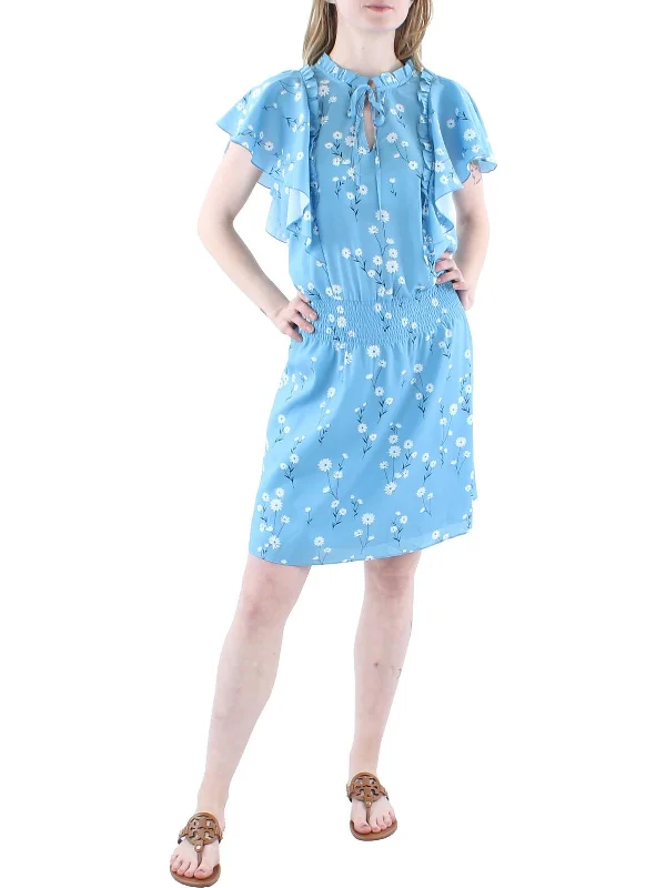 Discount Price Womens A-Line Short Fit & Flare Dress