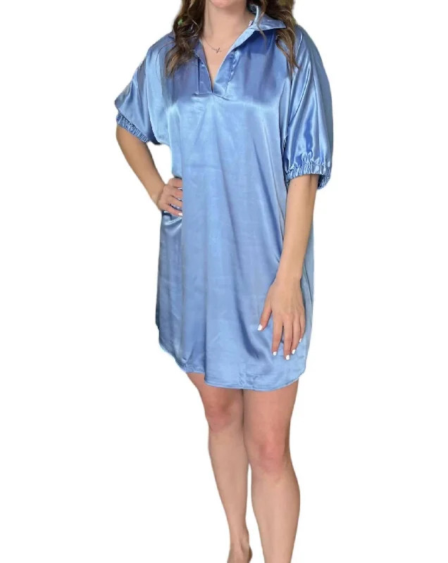 Flash Discount Charlotte Dress In Chambray