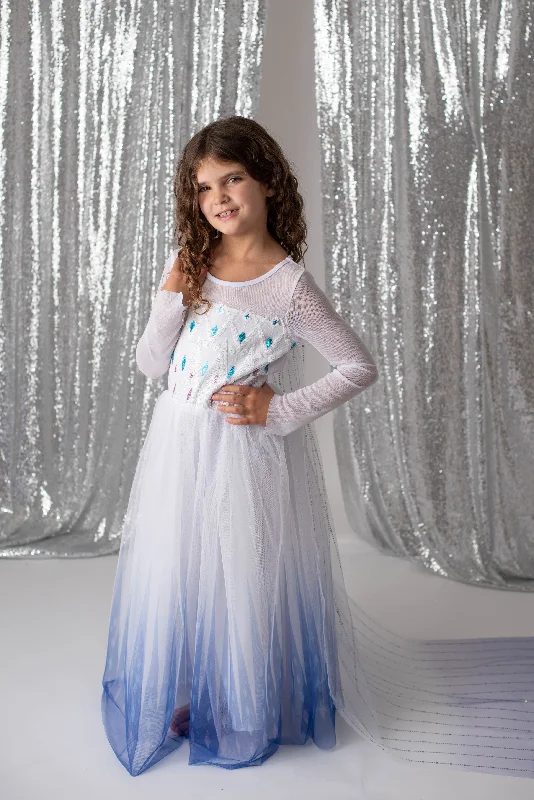 Women's Seasonal Clothes ICE  QUEEN DRESS & CAPE