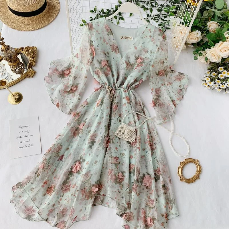Stylish Dresses for Women Romantic Retro Summer Bohemian Dress For Women