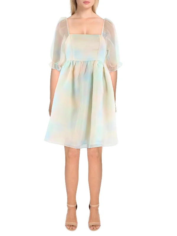 Online Boutiques Clothing Womens Party Mini Babydoll Dress