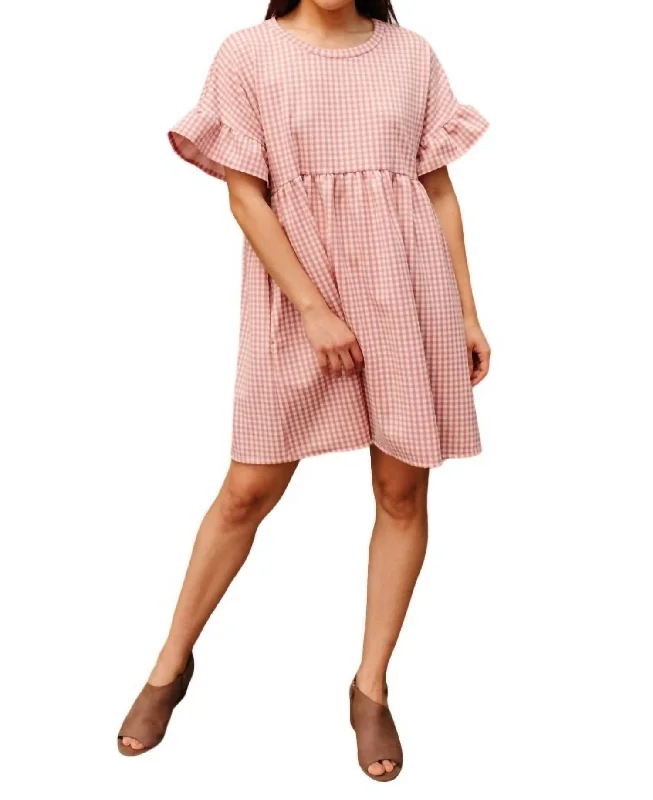 Stylish Women's Garments Best Is Yet To Come Dress In Pink
