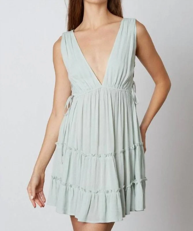 Online Impressions Boutique Chip Dress In Mint