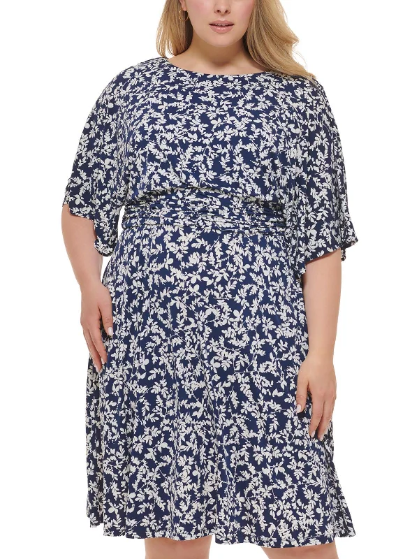 Women's Clothing for Every Occasion Plus Womens Ruched Jersey Wear To Work Dress