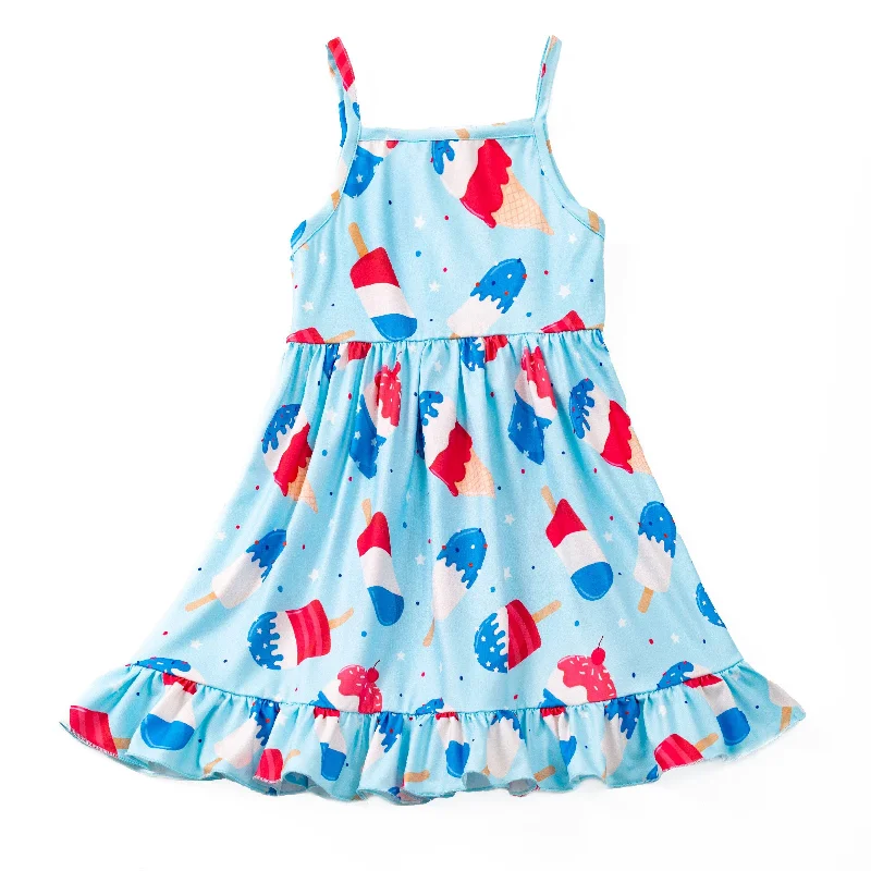End Of Season Sale Clothing PATRIOTIC ICE CREAM TANK DRESS Ready to ship!